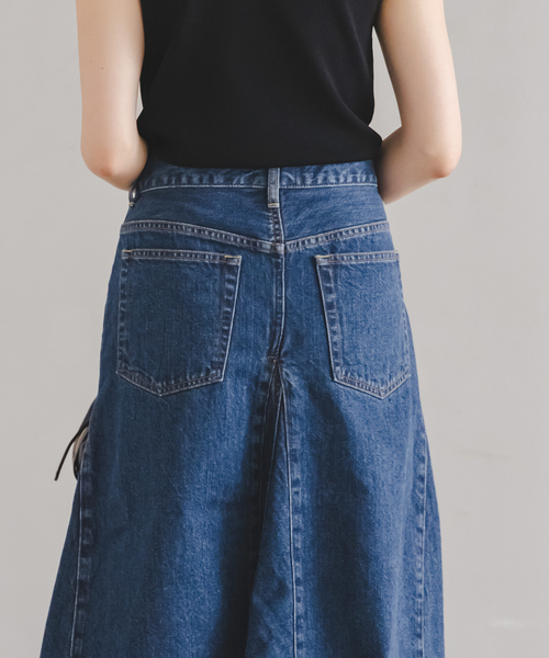 SERGE de bleu(サージ)の「SERGE/サージ FLAR PANEL SKIRT(デニムスカート・レディース・ブルー系その他・36/38)」の18枚目の写真