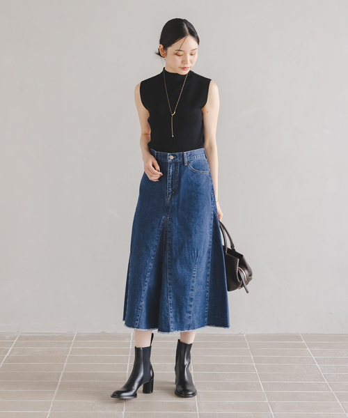 SERGE de bleu(サージ)の「SERGE/サージ FLAR PANEL SKIRT(デニムスカート・レディース・ブルー系その他・36/38)」の19枚目の写真