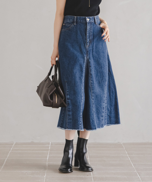 SERGE de bleu(サージ)の「SERGE/サージ FLAR PANEL SKIRT(デニムスカート・レディース・ブルー系その他・36/38)」の21枚目の写真