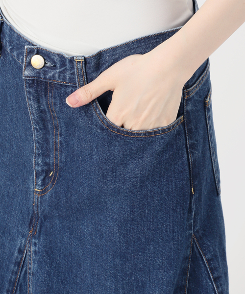 SERGE de bleu(サージ)の「SERGE/サージ FLAR PANEL SKIRT(デニムスカート・レディース・ブルー系その他・36/38)」の6枚目の写真