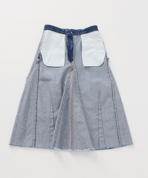 SERGE de bleu(サージ)の「SERGE/サージ FLAR PANEL SKIRT(デニムスカート・レディース・ブルー系その他・36/38)」の11枚目の写真