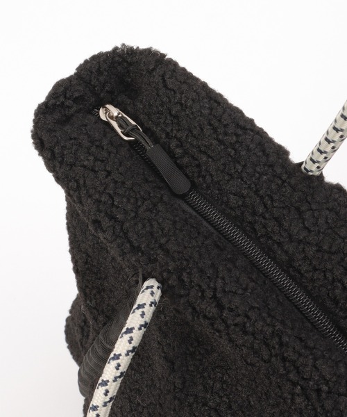 ikka(イッカ)の「ボア刺繍BIGロープトートバッグ(トートバッグ・レディース・ブラウン/ブラック/オフホワイト/ブルー系・FREE)」の14枚目の写真