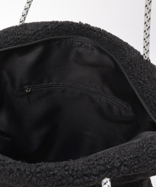 ikka(イッカ)の「ボア刺繍BIGロープトートバッグ(トートバッグ・レディース・ブラウン/ブラック/オフホワイト/ブルー系・FREE)」の9枚目の写真