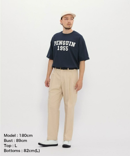 penguin BY MUNSINGWEAR（ペンギン バイ マンシングウェア）の「penguin BY MUNSINGWEAR（ペンギン バイ マンシングウェア） 1955 グラフィック Tシャツ（Tシャツ/カットソー・メンズ・ホワイト/ブラック/ネイビー・S/L/M/XL）」の15枚目の写真