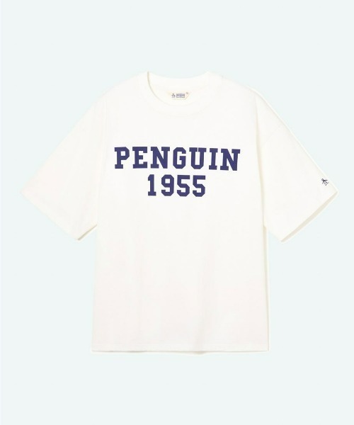penguin BY MUNSINGWEAR（ペンギン バイ マンシングウェア）の「penguin BY MUNSINGWEAR（ペンギン バイ マンシングウェア） 1955 グラフィック Tシャツ（Tシャツ/カットソー・メンズ・ホワイト/ブラック/ネイビー・S/L/M/XL）」の4枚目の写真