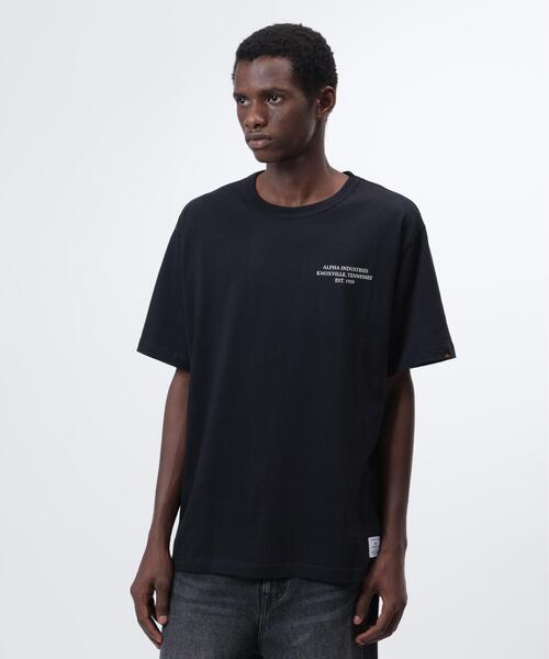 Alpha Industries(アルファインダストリーズ)の「Alpha Industries/アルファ インダストリーズ/ESSENTIAL RELAXED FIT TEE (DRAGON)/エッセンシャル リラックスフィットTシャツ ドラゴン(Tシャツ/カットソー・メンズ・ホワイト/ブラック・S/M/L/XL)」の3枚目の写真