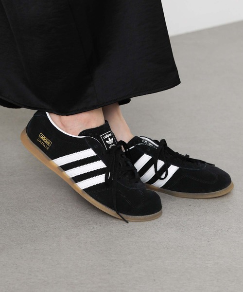 Gready Brilliant(グレディブリリアン)の「adidas GAZELLE LO PRO(スニーカー・レディース・ブラック・24.5/23.5/24/23)」の1枚目の写真