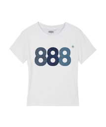 DENIM NUMBER.888 レディース スリムフィット 半袖Tシャツ 3カラー