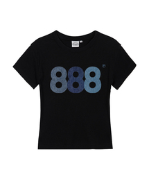 DENIM NUMBER.888 レディース スリムフィット 半袖Tシャツ 3カラー