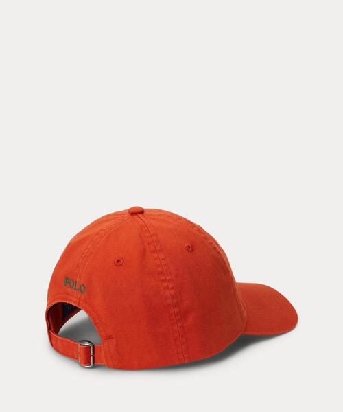 POLO RALPH LAUREN CHILDRENSWEAR(ポロ ラルフ ローレン チルドレンズウェア)の「コットン ツイル ボール キャップ(キャップ・キッズ・オレンジ・S/M)」の2枚目の写真