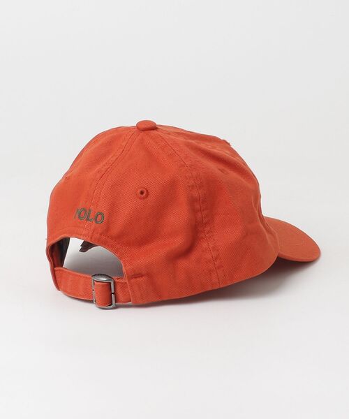 POLO RALPH LAUREN CHILDRENSWEAR(ポロ ラルフ ローレン チルドレンズウェア)の「コットン ツイル ボール キャップ(キャップ・キッズ・オレンジ・S/M)」の4枚目の写真