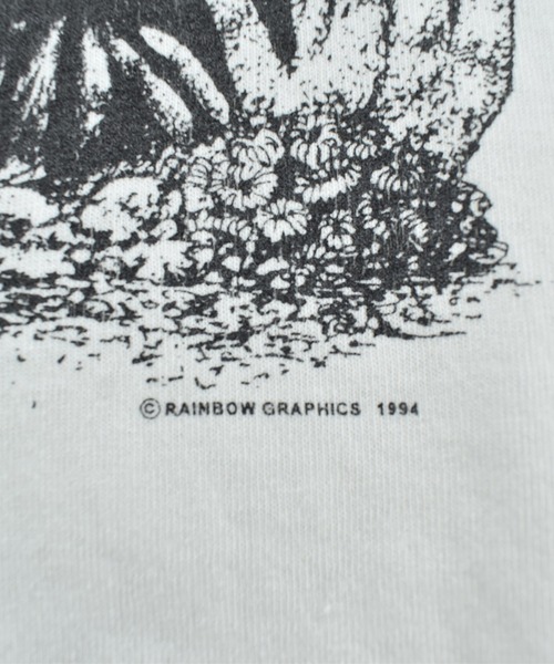 VINTAGE(ヴィンテージ)の「【USED】90’s GILDAN “Cyman turtle farm” アニマルTシャツ(Tシャツ/カットソー・メンズ・ホワイト・X-LARGE)」の4枚目の写真