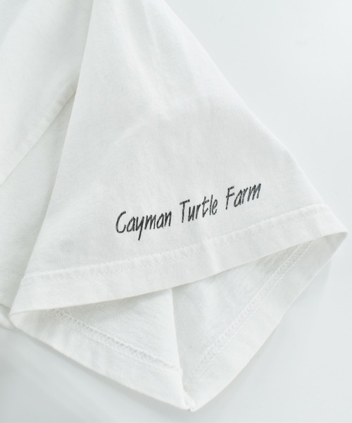 VINTAGE(ヴィンテージ)の「【USED】90’s GILDAN “Cyman turtle farm” アニマルTシャツ(Tシャツ/カットソー・メンズ・ホワイト・X-LARGE)」の5枚目の写真