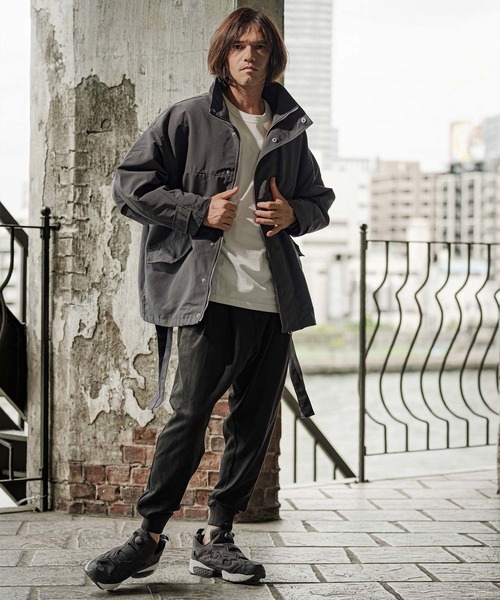 CAMBIO(カンビオ)の「mj11790-3-Way Loose Short Mods Coat ショートモッズコート(A70026cmb)(モッズコート・メンズ・ブラック/グレー・M/L/XL)」の13枚目の写真