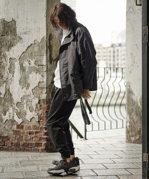 CAMBIO(カンビオ)の「mj11790-3-Way Loose Short Mods Coat ショートモッズコート(A70026cmb)(モッズコート・メンズ・ブラック/グレー・M/L/XL)」の14枚目の写真