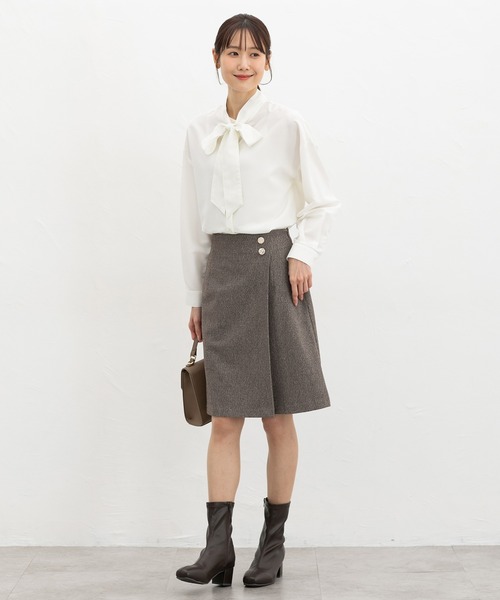 Honeys(ハニーズ)の「台形スカート(スカート・レディース・ブラウン/ブラック・3L/L/LL/M/S)」の21枚目の写真