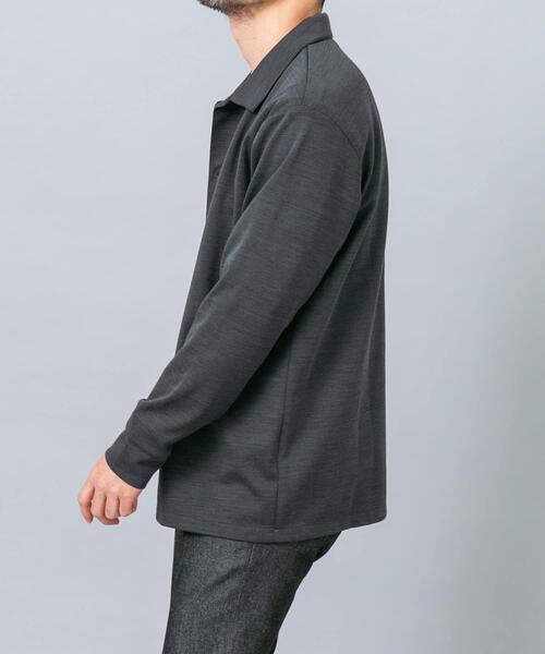 URBAN RESEARCH ROSSO MEN(アーバンリサーチロッソメン)の「『セットアップ対応/防シワ』ウールジャージーシャツカーディガン(シャツ/ブラウス・メンズ・ブラック/ホワイト/グレー/ネイビー・MEDIUM/LARGE/X-LARGE)」の10枚目の写真