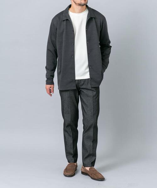 URBAN RESEARCH ROSSO MEN(アーバンリサーチロッソメン)の「『セットアップ対応/防シワ』ウールジャージーシャツカーディガン(シャツ/ブラウス・メンズ・ブラック/ホワイト/グレー/ネイビー・MEDIUM/LARGE/X-LARGE)」の11枚目の写真