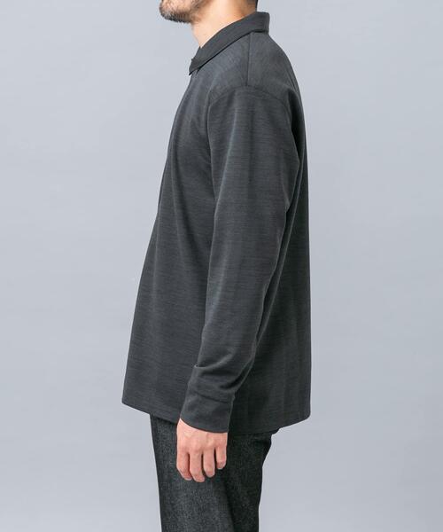 URBAN RESEARCH ROSSO MEN(アーバンリサーチロッソメン)の「『セットアップ対応/防シワ』ウールジャージーシャツカーディガン(シャツ/ブラウス・メンズ・ブラック/ホワイト/グレー/ネイビー・MEDIUM/LARGE/X-LARGE)」の13枚目の写真