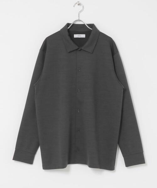 URBAN RESEARCH ROSSO MEN(アーバンリサーチロッソメン)の「『セットアップ対応/防シワ』ウールジャージーシャツカーディガン(シャツ/ブラウス・メンズ・ブラック/ホワイト/グレー/ネイビー・MEDIUM/LARGE/X-LARGE)」の15枚目の写真
