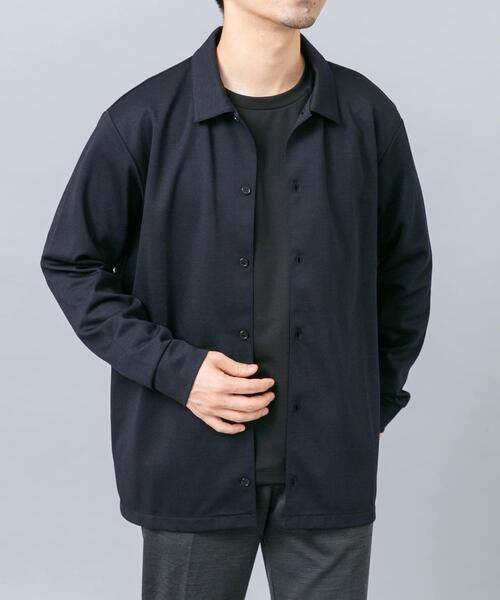 URBAN RESEARCH ROSSO MEN(アーバンリサーチロッソメン)の「『セットアップ対応/防シワ』ウールジャージーシャツカーディガン(シャツ/ブラウス・メンズ・ブラック/ホワイト/グレー/ネイビー・MEDIUM/LARGE/X-LARGE)」の19枚目の写真