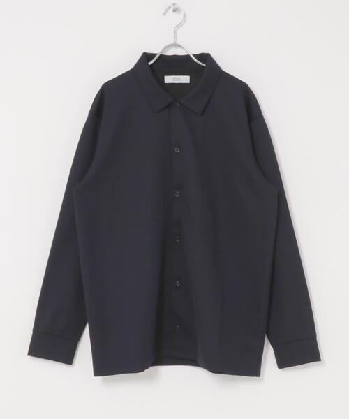 URBAN RESEARCH ROSSO MEN(アーバンリサーチロッソメン)の「『セットアップ対応/防シワ』ウールジャージーシャツカーディガン(シャツ/ブラウス・メンズ・ブラック/ホワイト/グレー/ネイビー・MEDIUM/LARGE/X-LARGE)」の21枚目の写真