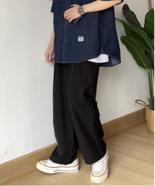 DOUBLE STEAL(ダブルスティール)の「DSツータックワイドスラックス(スラックス・メンズ・ブラウン/ブラック・MEDIUM/X-LARGE/LARGE)」の4枚目の写真