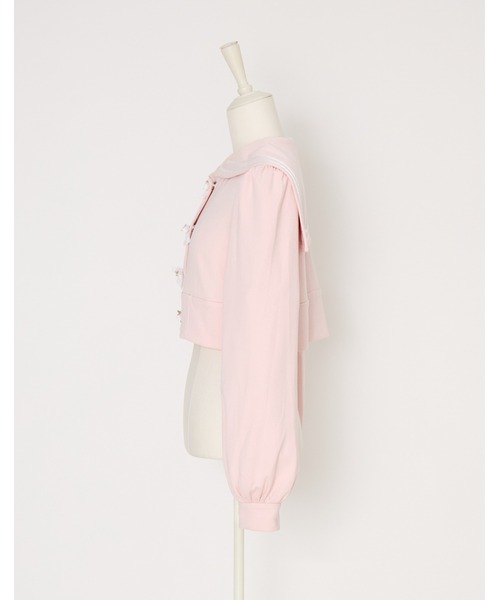Fiorforte(フィオルフォルテ)の「sailor petit rose sweat(ブルゾン・レディース・ホワイト/ピンク・FREE)」の20枚目の写真