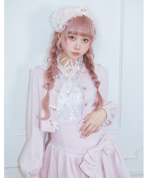 Fiorforte(フィオルフォルテ)の「sailor petit rose sweat(ブルゾン・レディース・ホワイト/ピンク・FREE)」の11枚目の写真
