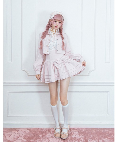 Fiorforte(フィオルフォルテ)の「sailor petit rose sweat(ブルゾン・レディース・ホワイト/ピンク・FREE)」の14枚目の写真