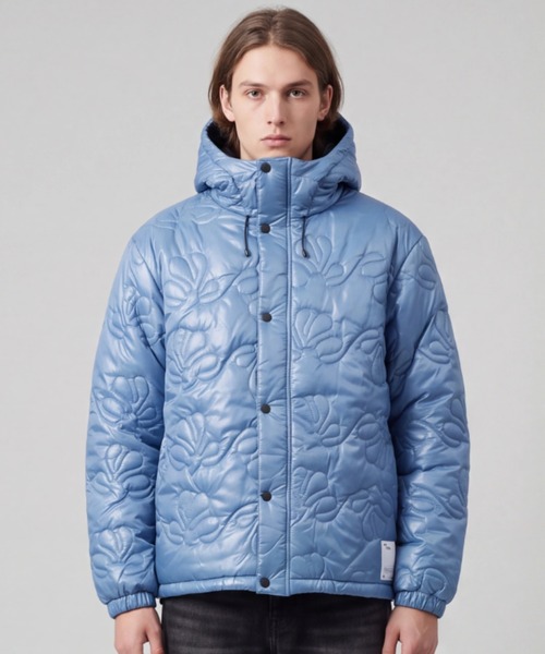 INNOCENT（イノセント）の「【Wasted Collective/ウェイステッド コレクティブ】Recycled Nylon Puffer Jacket WC-PUFFERJCKT（ダウンジャケット/コート・メンズ・ブラウン/ブルー/ブラック・X-LARGE/XX-LARGE/MEDIUM/LARGE/SMALL）」の3枚目の写真