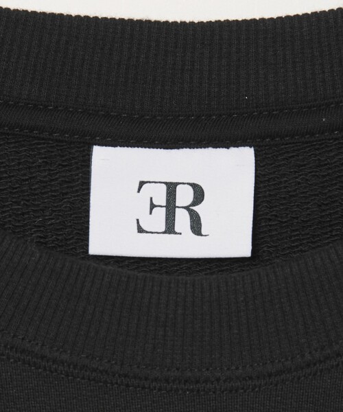 ER(イーアール)の「<ER>ミラーボールプリント クルーネック スウェット(スウェット・レディース・ブラック/オフホワイト・M/S)」の16枚目の写真