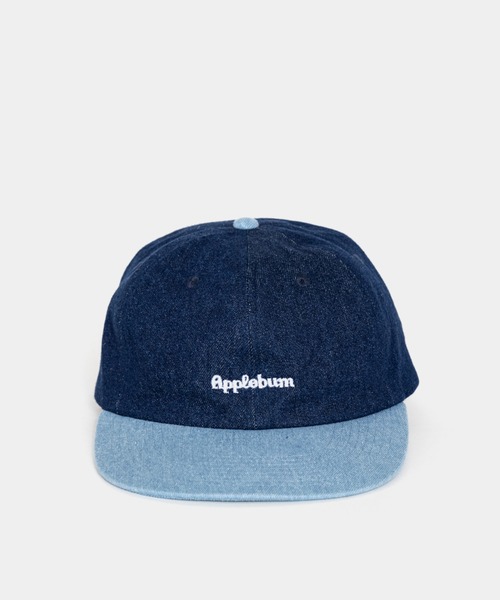 APPLEBUM 帽子 キャップ アップルバム ナチュラル ネイビー ロゴ ブランド古着】キャップ（キャップ）｜APPLEBUM（アップルバム）の