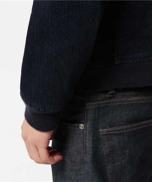 CIAOPANIC TYPY(チャオパニックティピー)の「【ベイビースキンタッチ】パウダー起毛デニムMA-1(ブルゾン・メンズ・インディゴブルー・LARGE/MEDIUM/SMALL)」の7枚目の写真