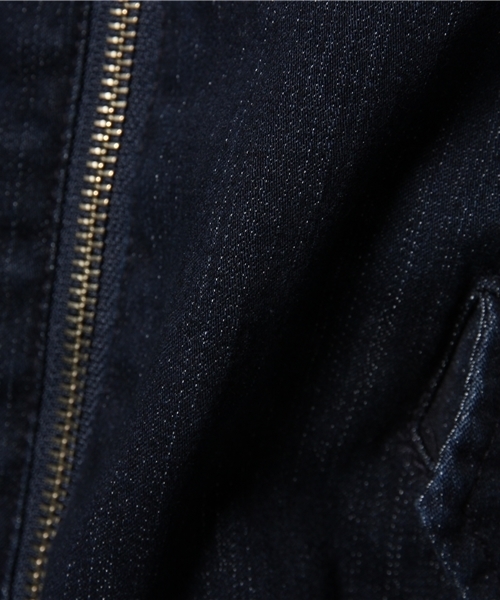 CIAOPANIC TYPY(チャオパニックティピー)の「【ベイビースキンタッチ】パウダー起毛デニムMA-1(ブルゾン・メンズ・インディゴブルー・LARGE/MEDIUM/SMALL)」の10枚目の写真