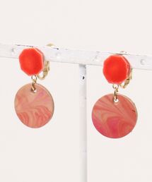 【irodori】marble 赤 earring