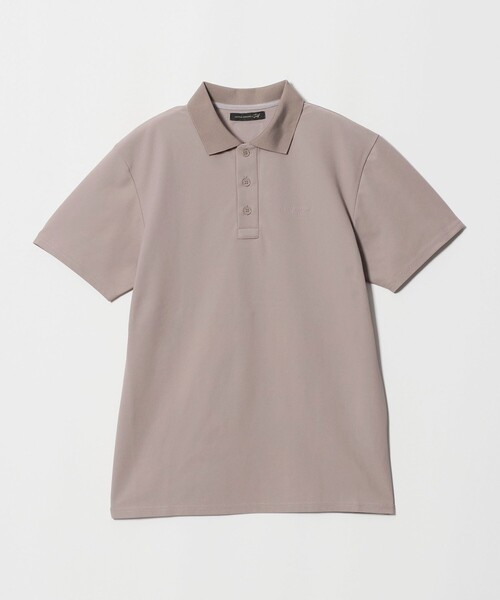 UNITED ARROWS GOLF(ユナイテッドアローズゴルフ)の「メンズ メッシュ ポロシャツ UV 吸水速乾 通気性(ポロシャツ・メンズ・ベージュ/ネイビー・M/L/XL)」の1枚目の写真