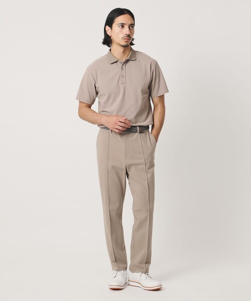 UNITED ARROWS GOLF(ユナイテッドアローズゴルフ)の「メンズ メッシュ ポロシャツ UV 吸水速乾 通気性(ポロシャツ・メンズ・ベージュ/ネイビー・M/L/XL)」の7枚目の写真