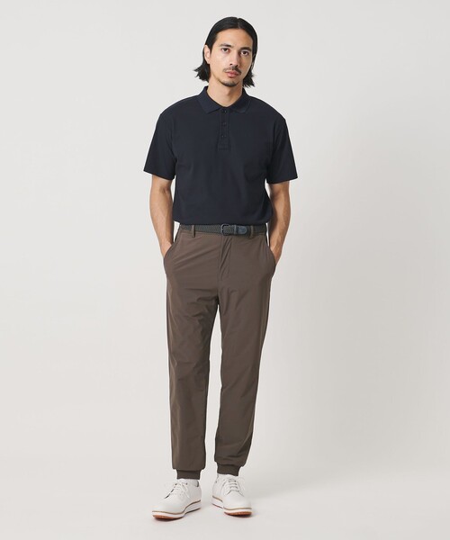 UNITED ARROWS GOLF(ユナイテッドアローズゴルフ)の「メンズ メッシュ ポロシャツ UV 吸水速乾 通気性(ポロシャツ・メンズ・ベージュ/ネイビー・M/L/XL)」の11枚目の写真