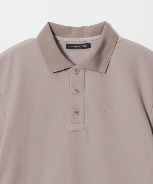 UNITED ARROWS GOLF(ユナイテッドアローズゴルフ)の「メンズ メッシュ ポロシャツ UV 吸水速乾 通気性(ポロシャツ・メンズ・ベージュ/ネイビー・M/L/XL)」の19枚目の写真