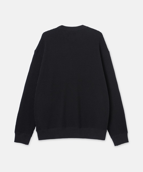 SEAGREEN(シーグリーン)の「SEAGREEN(シーグリーン) ONI WAFFLE PULLOVER オニワッフルプルオーバー(Tシャツ/カットソー・メンズ・グレイッシュベージュ・2/3/4)」の4枚目の写真