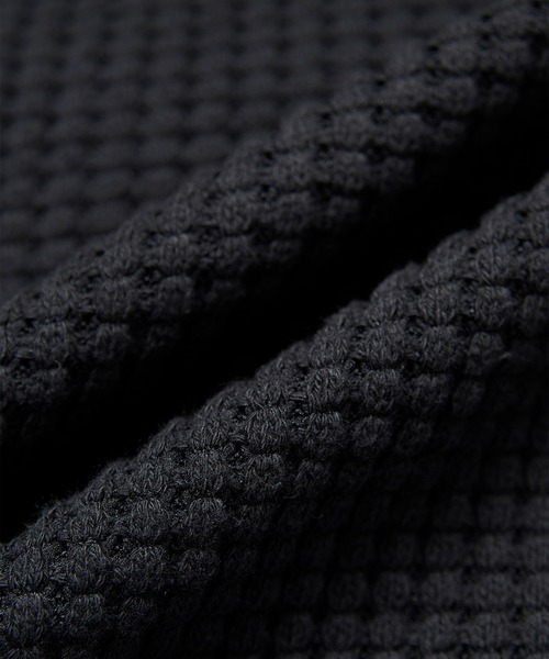 SEAGREEN(シーグリーン)の「SEAGREEN(シーグリーン) ONI WAFFLE PULLOVER オニワッフルプルオーバー(Tシャツ/カットソー・メンズ・グレイッシュベージュ・2/3/4)」の5枚目の写真