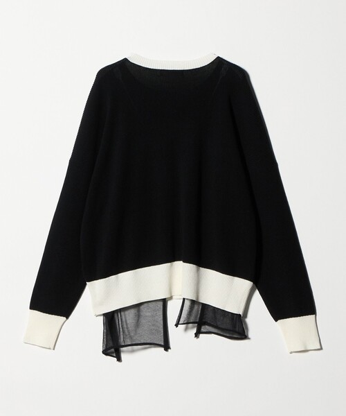 sulvam(サルバム)の「<sulvam> LAYERED PO/ニット(ニット/セーター・メンズ・ホワイト/ブラック・M/L)」の8枚目の写真
