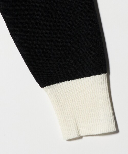 sulvam(サルバム)の「<sulvam> LAYERED PO/ニット(ニット/セーター・メンズ・ホワイト/ブラック・M/L)」の4枚目の写真