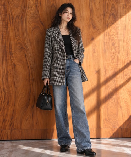 モデル身長：158cm 着用サイズ：FREE