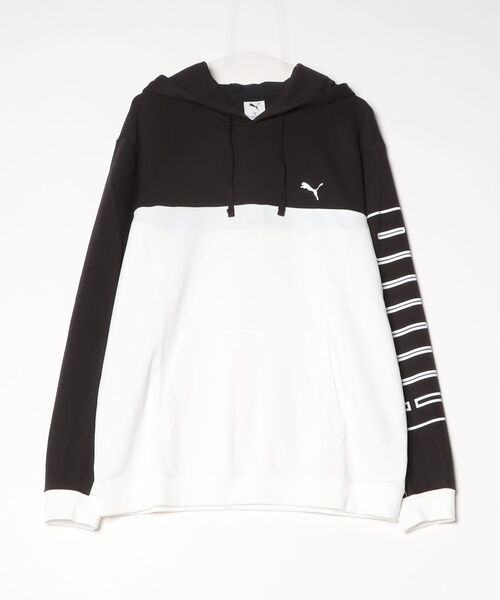 PUMA（プーマ）の「プーマ PUMA ESS スウェットフーディー TR（パーカー・メンズ・ブラック/ブラック×ホワイト/グレー・L/LL/3L/S/M）」の14枚目の写真