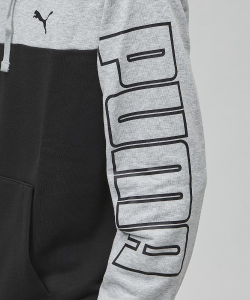 PUMA（プーマ）の「プーマ PUMA ESS スウェットフーディー TR（パーカー・メンズ・ブラック/ブラック×ホワイト/グレー・L/LL/3L/S/M）」の8枚目の写真