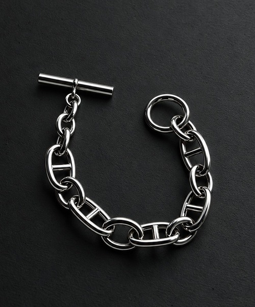 STUDIOUS(ステュディオス)の「【STUDIOUS】FUSION ANCHOR BRACELET(ブレスレット・メンズ・シルバー・FREE)」の2枚目の写真