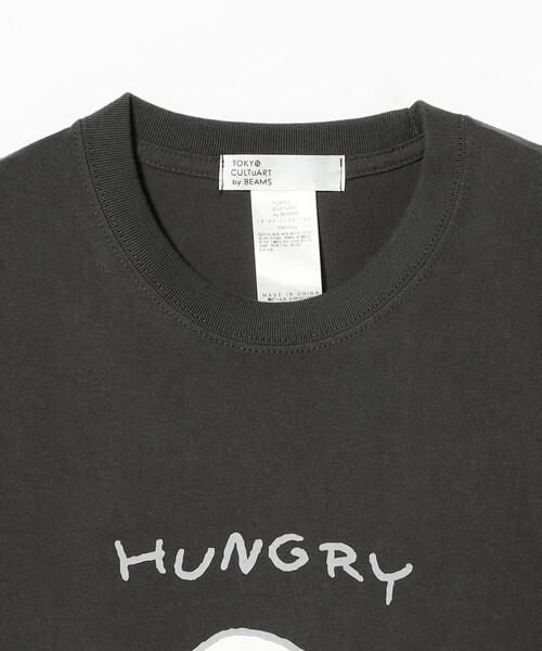 TOKYO CULTUART by BEAMS(トウキョウカルチャートバイビームス)の「matsui / HUNGRY T-Shirt(Tシャツ/カットソー・メンズ・ホワイト/ブラック系その他4・X-LARGE/LARGE/MEDIUM/SMALL)」の5枚目の写真