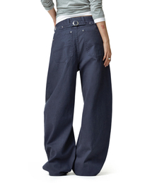 Cinchback バレルワイドパンツ DCWPT022NAVY